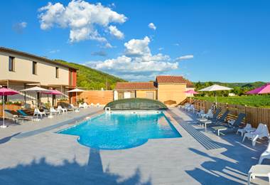 Vue sur piscine